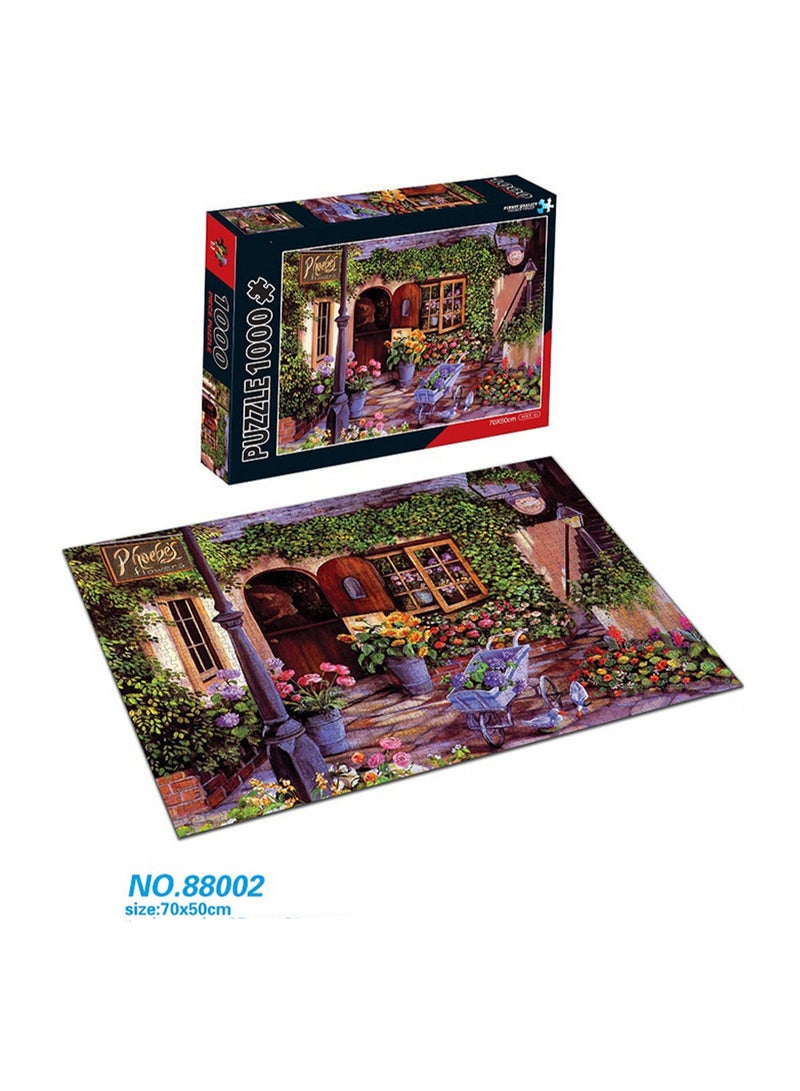 لعبة ألغاز تعليمية للتطوير التربوي لتخفيف التوتر مكونة من 1000 قطعة مقاس 70 × 50 سم - Image 2